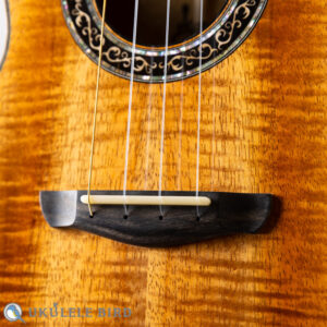 KG Custom Tenor Ukulele All Koa Ebony Binding