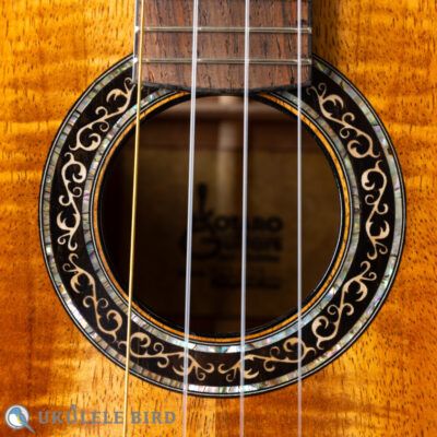 KG Custom Tenor Ukulele All Koa Ebony Binding