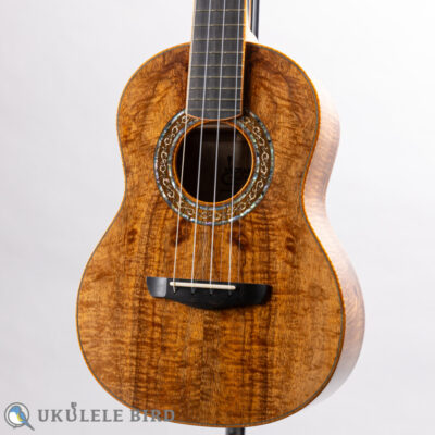 KG Custom Tenor Ukulele All Koa Curly Koa Binding