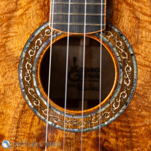 KG Custom Tenor Ukulele All Koa Curly Koa Binding