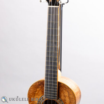 KG Custom Tenor Ukulele All Koa Curly Koa Binding